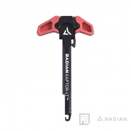 PTS Radian Raptor-LT Ambidextrous Charging Handle- AEG/ERG (Red)